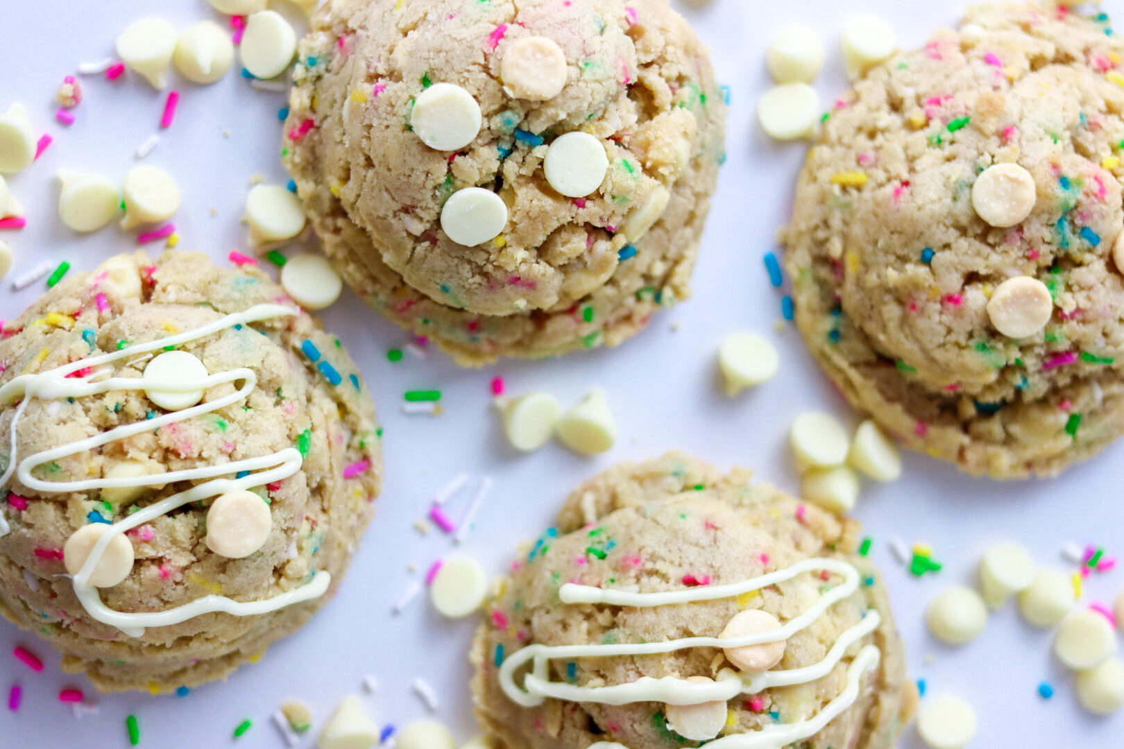 easy FUNfetti cookies that you’ll love (thick & chewy)