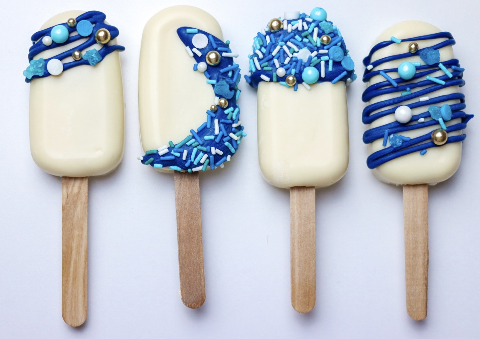 Royal Blue Acrylic Cakesicle Lollipop Sticks, Cakesicle Sticks
